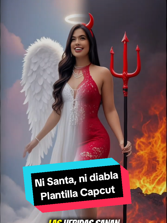 Ni diabla ni santa #filtroia #CapCut #aureplantillas #nisantanidiabla #diabla 