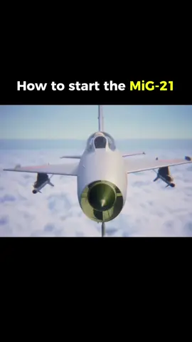 How to start the MiG-21 song!  #education #military #jets 