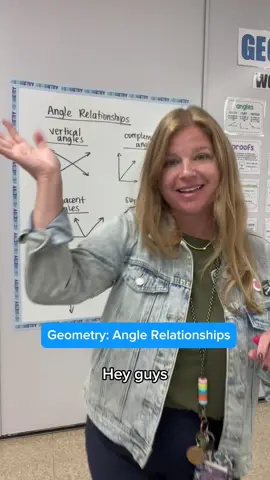 Geometry: Angle Relationships! #iteachalgebra #math #mathematics #iteachmath #teacher 