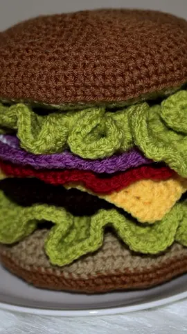#burger #sandwich #fries 🧶 #itsmechonah #crochetedbychonah 