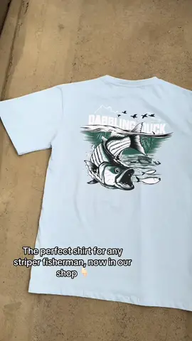 Our new shirt is now live! #fishing#stripedbass#saltwaterfishing#Outdoors#fyp