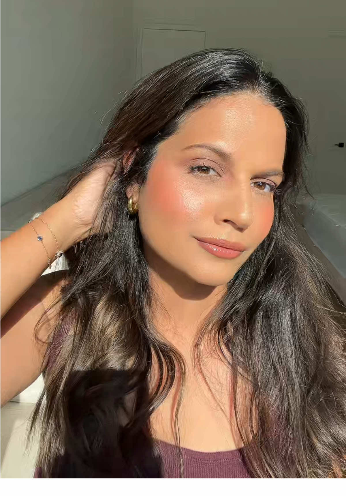 @Rare Beauty GRWM  Rare Beauty Positive Light Tinted… 38N  Under Eye Brightner in Medium  Eyeshadow Palette True to Myself  Rare Beauty Black Mascara  Rare Beauty Exhilarate Highlighter  Rare Beauty Blush in Love  Tinted Lip Oil in Honesty  #rarebeautymascara #rarebeautybyselena #rarebeautymakeup #rarebeauty #rarebeautyhighlighter 