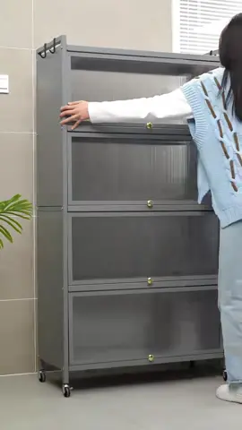 Giá tủ bếp nhiều tầng có cửa lưu trữ lò vi sóng lò nướng đồ dùng nhà bếp bộ đồ ăn tủ đa năng tủ đựng đồ ăn phụ tủ lưu trữ#thiếtbịlưutrữ #tủlưutrữ #kệphòng #tủlưutrữ 