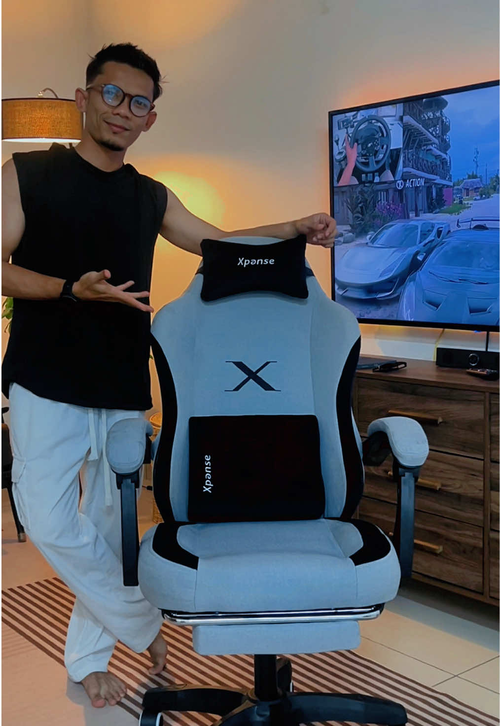 Gaming chair / office chair paling trending sekarang. Best Brand 5 star awards. @Xpanse.MY . #gamingchair #officechair #xpanse #furniture #gamerz 
