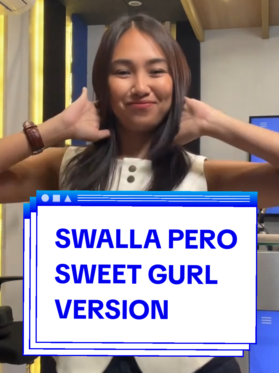 Sweet girl lang muna ang atake para 'di laging masungit! EME 🤪 #yesfm #fyp #sexymegan #dc #trend