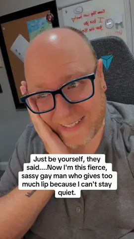 They said just be yourself. Now look where that got me #beyourself #beyou 