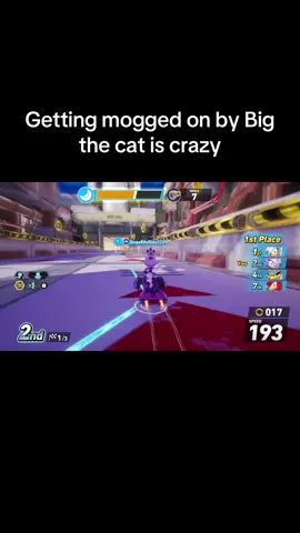 Big the cat mogging #sonicthehedgehog #sonic#soniccrossworlds #sonicracing #big @Sonic the Hedgehog what is this?