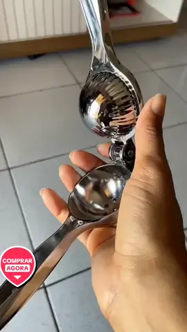 Espremedor de Limão Inox Manual Maciço Super Forte Utensilio para Cozinha Multiuso #vendas #viraliza 