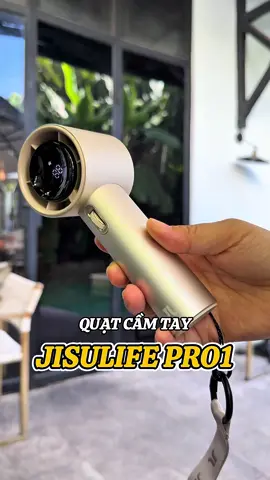 Quạt cầm tay cao cấp JisuLife thiết kế sang trọng với 100 cấp độ gió mạnh mẽ #quatichdien #quatcamtay #jisulife #shoputni 