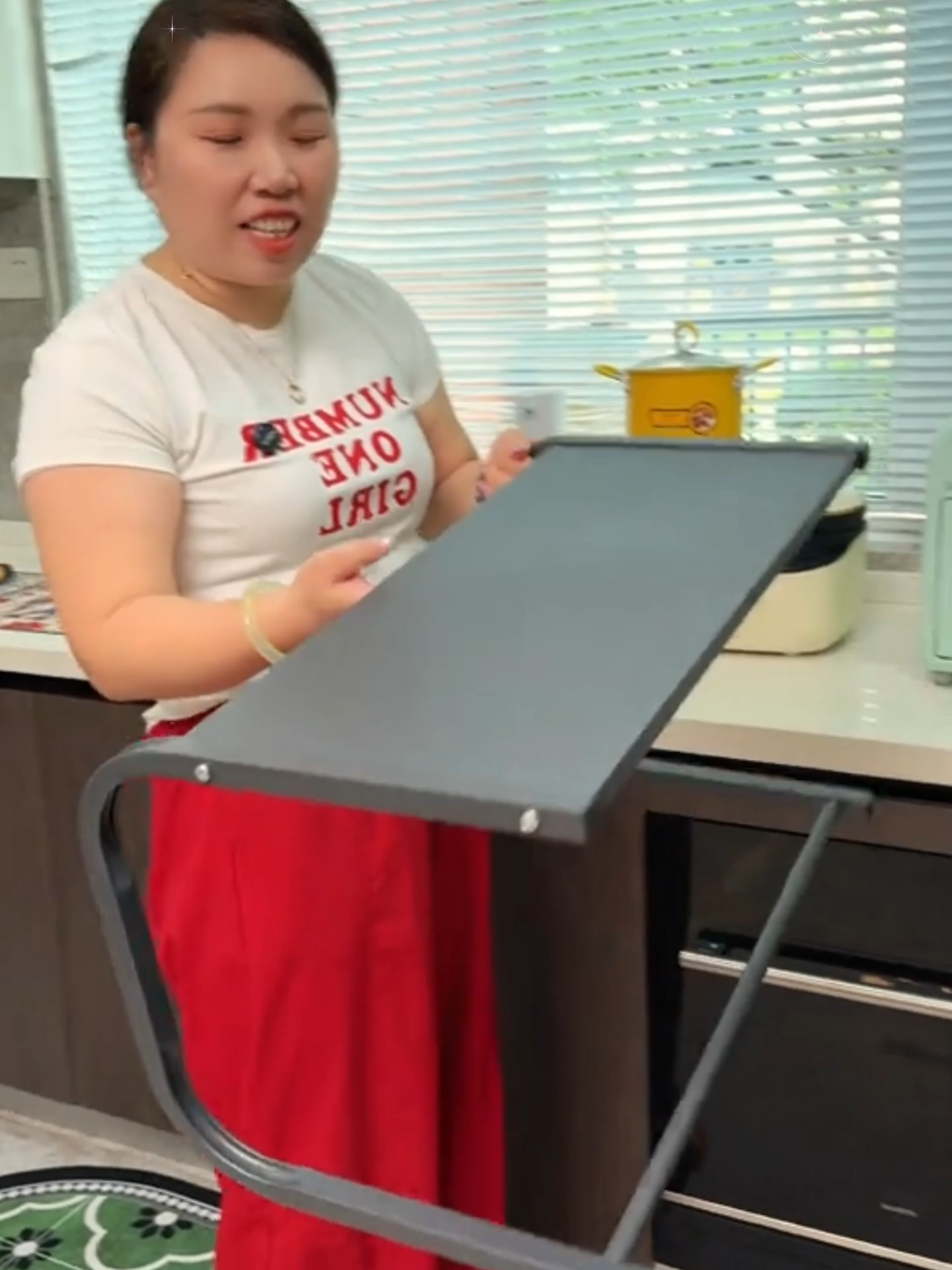 Adjustable Microwave Oven Rack #houseware #homegoods #kitchen #kitchenorganization #fyp