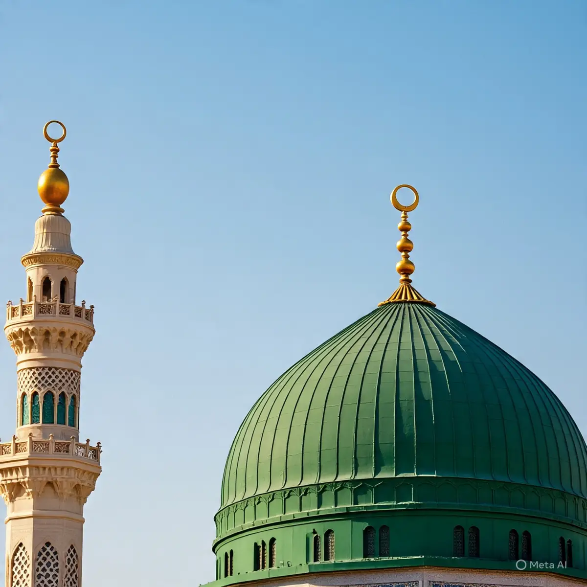 madinah munawra Madinah, the City of the Prophet, shines bright A beacon of faith, where Islam's history takes flight The Masjid an-Nabawi, a mosque of grandeur and might Where the Prophet Muhammad's tomb is a sacred sight The city's streets are lined with date palms, green and tall A tranquil oasis, where faith and peace enthrall Madinah's rich history and heritage are palpable and realMadinah's rich history and heritage are palpable and real A place where Muslims from all over the world come to feel The city's warm hospitality and welcoming smile Make it a place of pilgrimage, worth traveling a long while #plztiktokteamdontunderviewmyvideos #foryoupage 