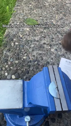 I’m bad at welding I know don’t shit on me in the comments @cora #ilovemygf #welding #flower #fyp 