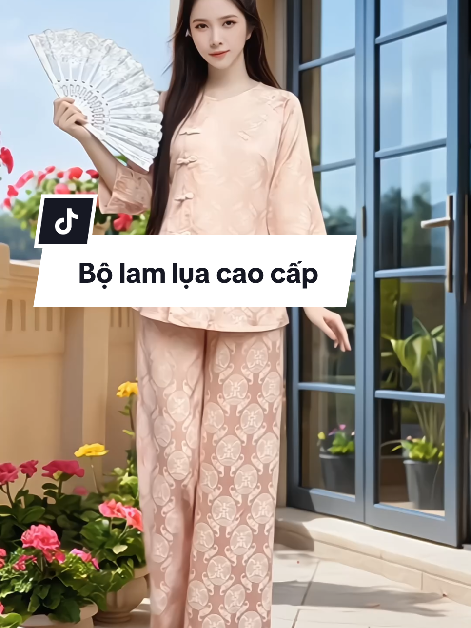 Bộ lam đi chùa chất liệu lụa gấm cao cấp mềm, thoáng mát, thanh lịch mà tinh tế đủ sang trọng cho các dịp lễ #bododichua #bodoluacaocap #dolamdichua #bodolam #xuhuong 