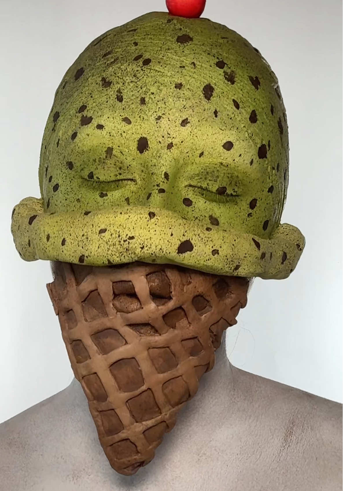Do it again!!🍦 Ice cream cone makeup :) #makeupartist #creativemakeup #sfx 