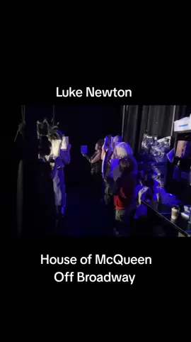 Luke 'Colin Bridgerton' Newton  - House of McQueen Off Broadway 🥰