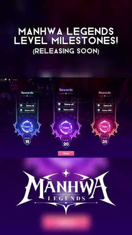 Manhwa Legends Level Milestones! ⬆️ Discord: mhl #animetowerdefense #animevanguards #manhwalegends #animecrusaders #fyp 