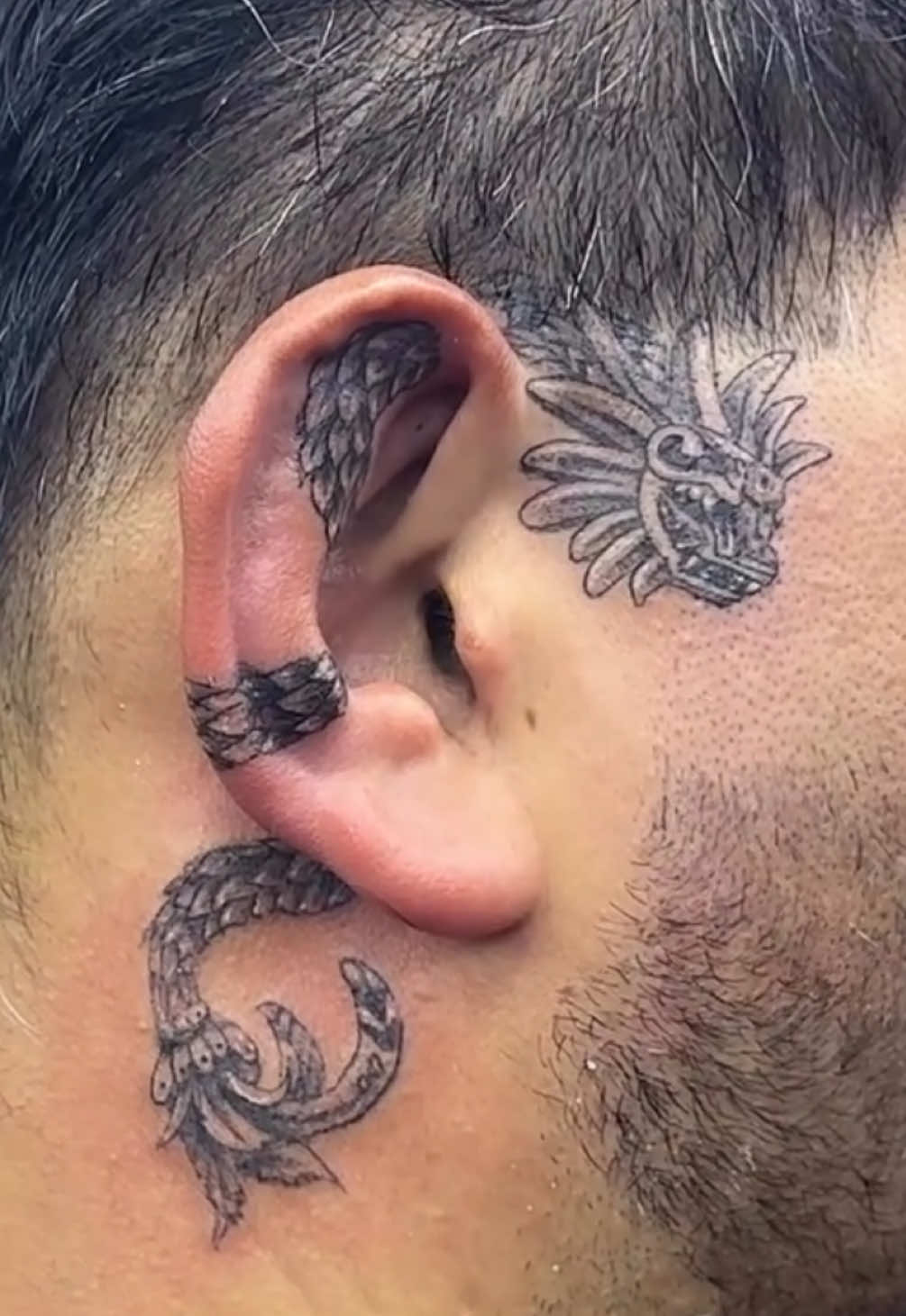 Ketzal #ketzacoatl #mexico🇲🇽 #prehistoric #viraltiktok #minitattoo 