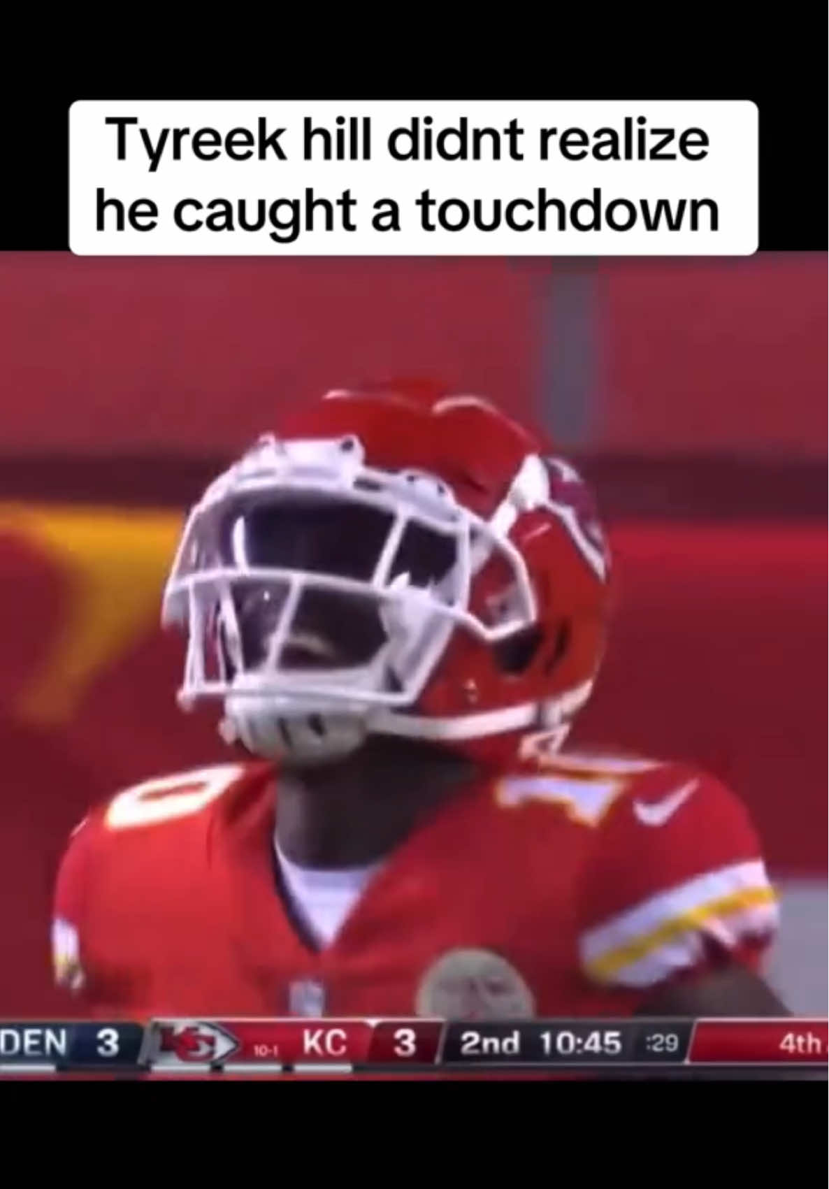 Was this a catch? 🤔 #tyreekhill #nfl 