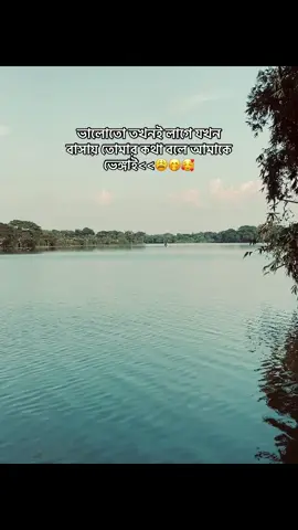 ভালোতো তখনই লাগে যখন বাসায় তোমার কথা বলে আমাকে ভেঙ্গাই🥰🥰