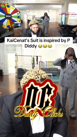 @DRUSKI is back on @Kai Cenat’s stream. They’re just getting ready to go to @Kevin Hart’s house for Sleepover 2. 🔥 as they’re getting ready the chat is saying Kai got the suit inspobdrom @Diddy 😂😂😂 #kaicenat  #druski  #kevinhart  #trending  #fyp 