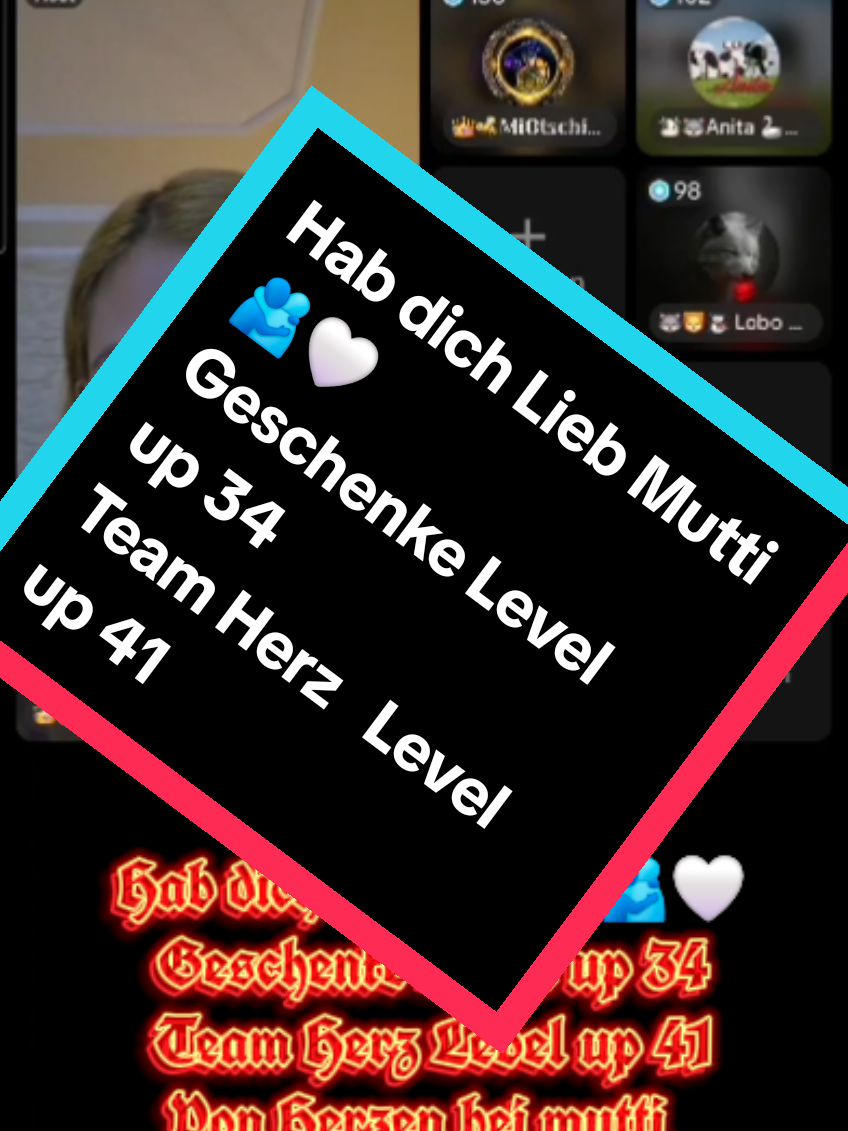 Liebe bei mutti dagelassen und mein level up 34 ihr von herzen geschenkt mit team herz level up 41🫂🤍#livehighlights #vonherzen❤️ #tiktoklive #levelup34geschenke  #levelup41teamherz @👑🦢ReOtschi🐺👑 