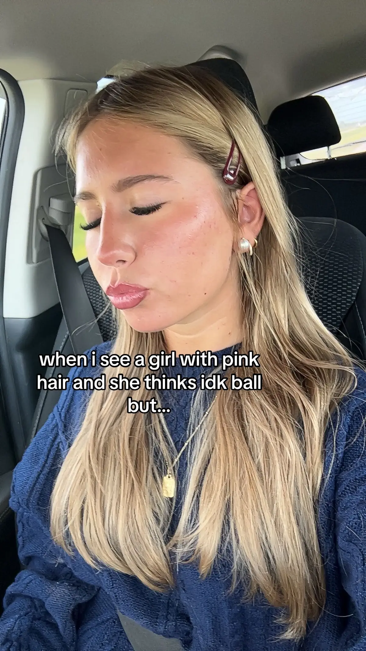 i love dying my hair fun colors 👀☺️ #hairstyle #pink #colors #trend #ikball 