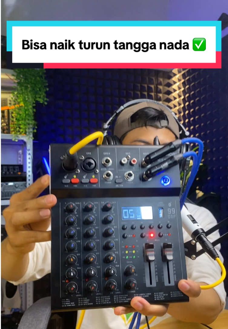 Membalas @Alvizta Bisa naik turun tangga nada dari mixer db voice max402  #mixeraudio #audio #dbvoicemsx402 