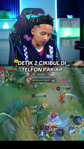 Ga nyangka pak ap sampai nelfon cikibul . #mlbb #mobilelegends 