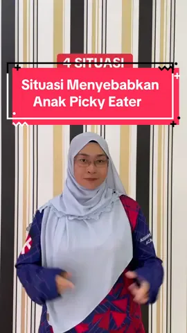 Kenapa anak boleh jadi picky eater? 🥺 Mommy daddy pernah tak rasa sedih bila anak tolak makanan? Cuba tengok, antara 4 situasi ini, ada tak yang mommy daddy selalu buat masa waktu makan? Kadang kita tak sedar, tabiat kecil yang kita buat setiap hari boleh bentuk habit makan anak. Haa.. kalau ada, ini masa untuk kita ubah! 💪 Kita nak anak makan dengan gembira, bukan dengan paksaan. Kita nak mereka sihat, kuat dan happy. ❤️ ✨ Ingat, perubahan kecil hari ni, boleh ubah masa depan mereka esok. Mommy daddy masih mencari terapi harian untuk anak speech delay? Jangan risau.. tekan link di bio, kami ready nak bantu anak anda mulakan terapi harian dengan segera! ☺️