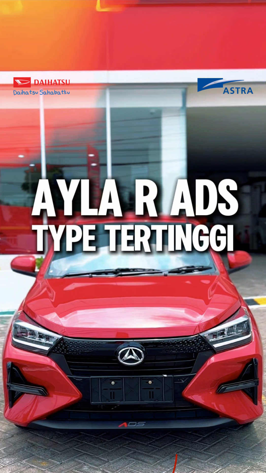Saatnya tampil beda dengan Ayla R ADS Desain sporty, fitur modern, dan tetap ramah di kantong. Pilihan pas buat kamu yang ingin mobil keren tanpa ribet! #AylaRADS #DaihatsuAyla #MobilAnakMuda #RamahKantong #ayla
