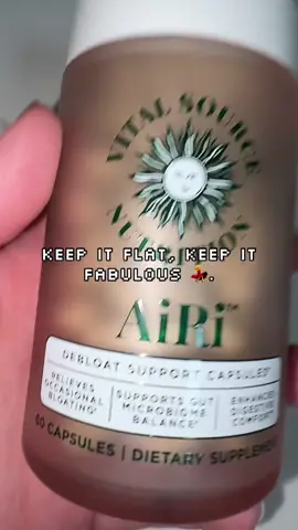 @Vital Source Nutrition No one likes the bloat. Keep it cute, keep it comfy 💕 AiRi Debloat Capsules help support your gut, ease discomfort, and bring back that light, confident feeling 🌿 Snag yours today for just $16.99 (58% OFF!) 🚨 #DebloatSupport #VitalSourceNutrition #ByeBloat #giftidea #christmasgiftideas 