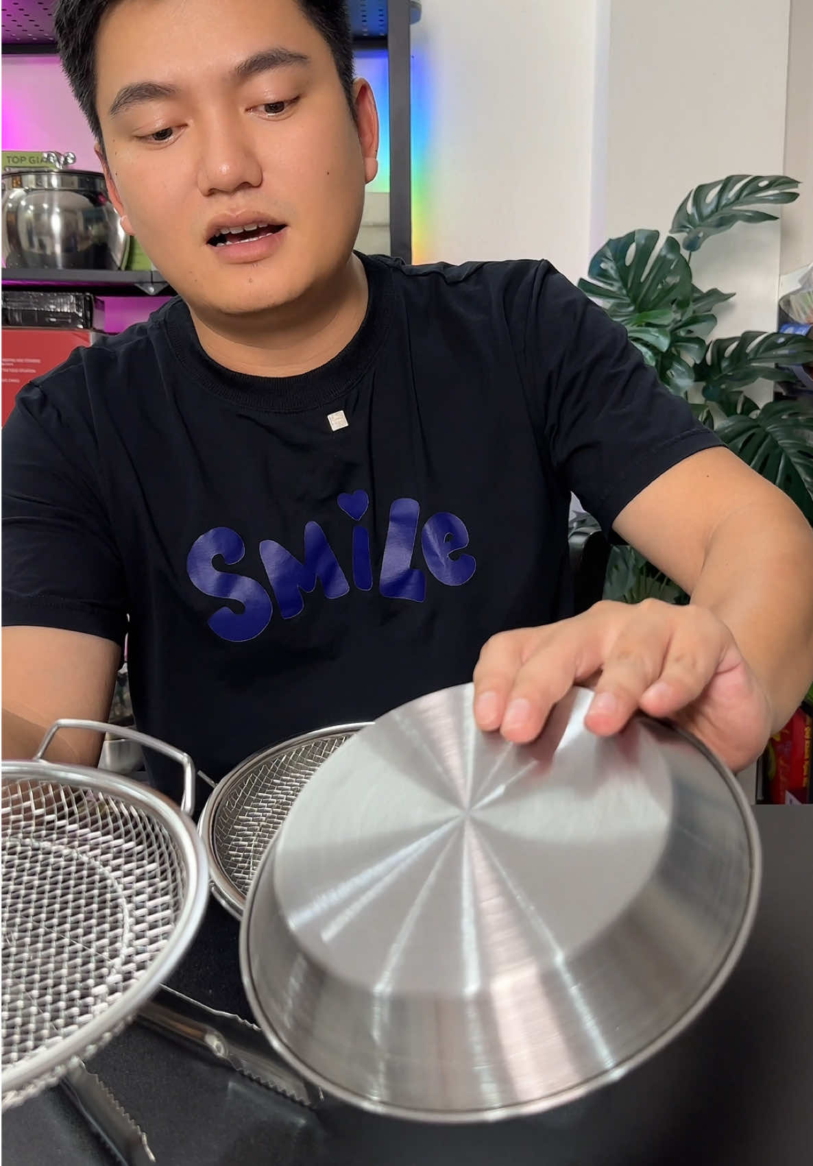 Set khay đĩa ketm vỉ lưới lọc dầu #dodunggiadinh #nhasamsoc #luoilocdau #khayraodau 