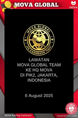 Lawatan ke HQ MOVA di PIK2, Tangerang, Indonesia #movacashbacktrustcommerce #movamalaysia #viralindonesia #movaindonesia #movaglobal 