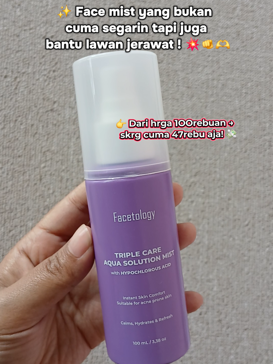 harga promo dikrnjng kuning ☝️☝️☝️ buruan checkout 🔥 #facetology #AffiliateFacetology #CampaignFacetology2025 #FacetologyAffiliateCompetition #Facemist 
