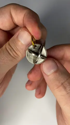 Three-coin keychain 🔥