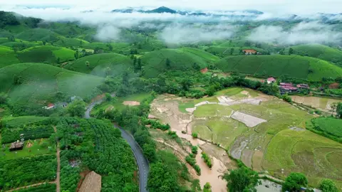 Chỗ e nước rút rồi, chỗ mọi người nước đã rút chưaaa #doichelongcoc #flycamvietnam #drone19 