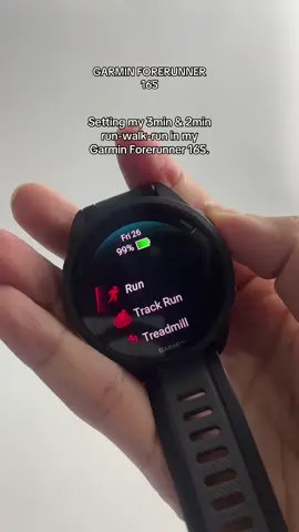 Favorite Garmin Feature! Perfect for Beginners! #Runtok #Running #Garmin #forerunner165 #Intervals 