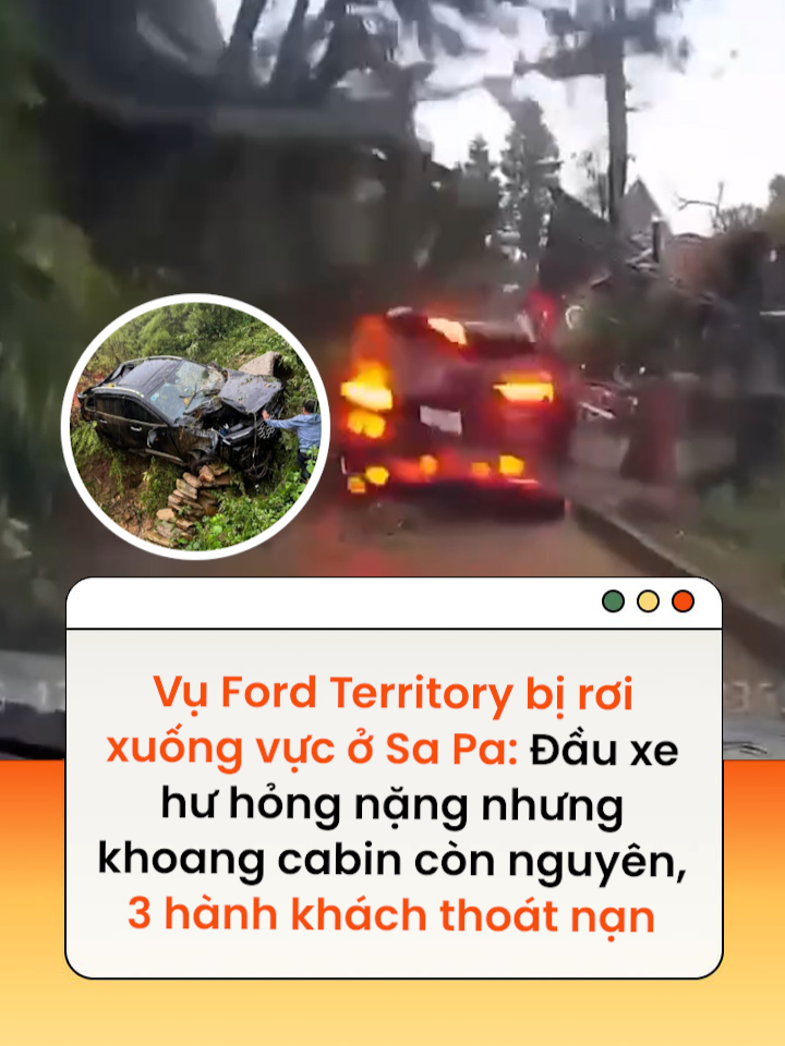 Những người ngồi trong xe được cho là may mắn chỉ bị thương nhẹ #laocai #tiktoknews #amm  Theo doisongphapluat.nguoiduatin.vn