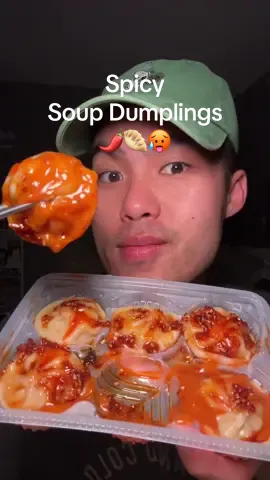 Extra Spicy Soup Dumplings with Garlicholic Ssamjang #mukbang #foodasmr #eatingshow #soupdumplings #GarlicholicSsamjang @김백수 