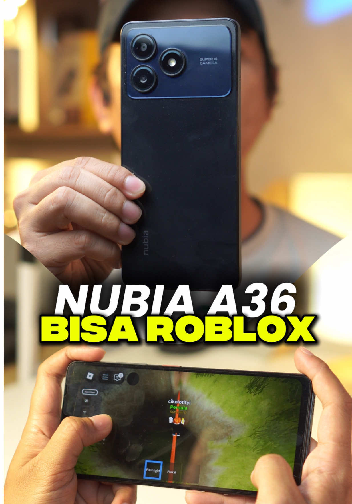Nubia A36 Bisa Buat Roblox!? Harga emang Murah Tapi Masih Bisa dibuat Roblox. Cek deh Harganya di keranjang kuning! #NubiaA36 #Nubia #A36 #Roblox
