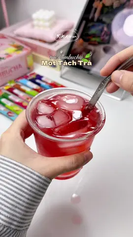 Uống kombucha vừa ngon vừa có lợi cho sức khoẻ✨🍃 #mottachtra #kombucha #trakombucha #trakombuchatraicay #kikiriviu 