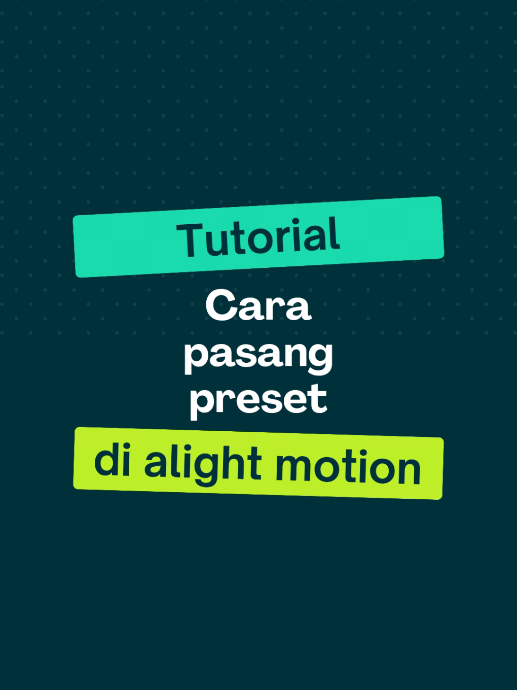 cara pasang preset Alight Motion #alightmotion #preset #fyp @iqbal_weh2 