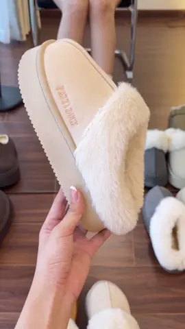 Sục nữ cổ Lông PATTI DUCK chất lông siêu mềm mịn đế cao 4cm ##depnu##depnumuadong