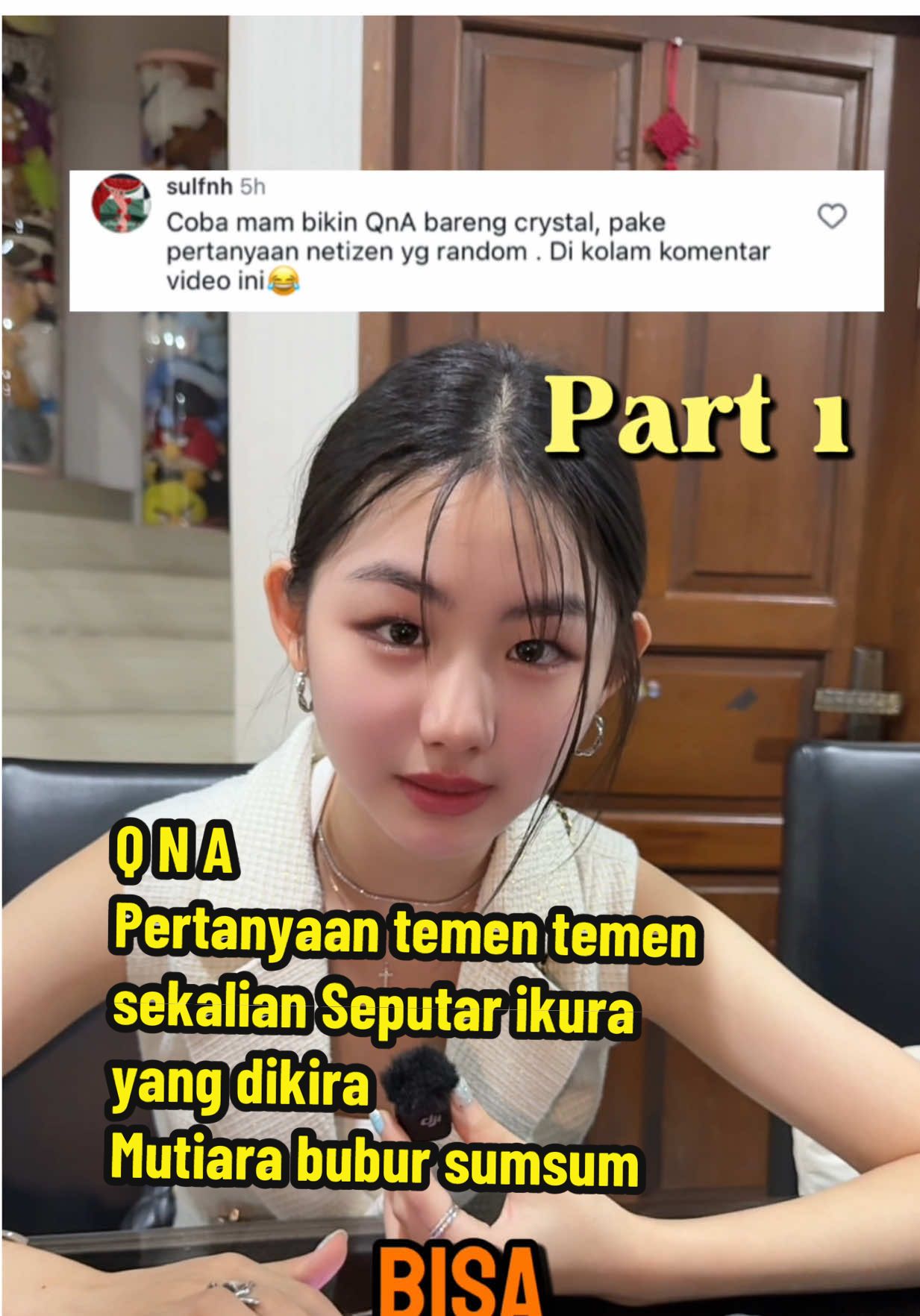 Q N A Pertanyaan temen temen sekalian Seputar ikura yang dikira Mutiara bubur sumsum Part 1 Ga sanggup @Yencechoice 😩😩😩 #chrystalxavierawinjaya #qna #challenge #tata #fyp 