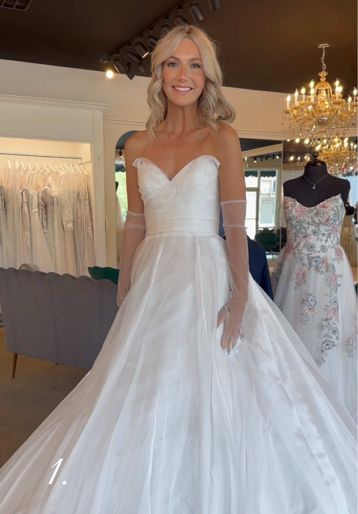 Let’s celebrate falling in love with finding your dream dress this week!! 😉✨ What style/vibe are you searching for in a wedding dress? 💍 #believebride #pnwbride #ballgownweddingdress #laceweddingdress #spokane 