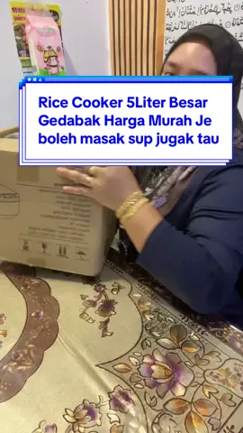 rice cooker ni bukan boleh masak nasi je, nak masak sup, nak masak kek pon boleh tau #bobeericecooker #ricecokker5liter #ricecookerbesarmurah 