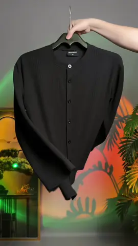 Áo thun nam cardigan dài tay chất vải thun gân cao cấp #aothun #aothunnam #thoitrang #thoitrangnam #xuhuong 