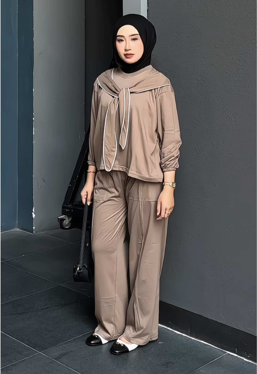 Outfit simple satset 🤏🏻✨ #oneset #onesetmurah #setelanwanita #fyp 