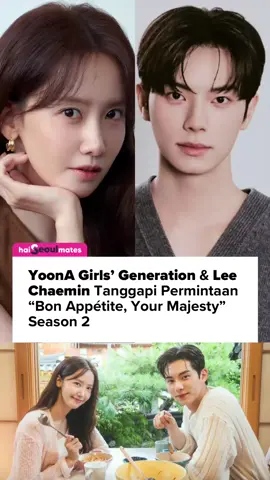Begini jawaban YoonA Girls’ Generation dan Lee Chaemin merespons permintaan penonton soal “Bon Appétite, Your Majesty” season 2 ——— Popmates, menangin hadiah jalan-jalan ke Korea Selatan GRATIS hanya dengan beli stiker Rp10 ribu!  Bakal ada 2 pemenang yang akan diundi~ Semakin banyak stiker yang kamu beli, semakin besar peluang menang! Cus, langsung beli stikernya! Link ada di bio HaiSeoulmates ya! 😍 #BonAppètitYourMajesty #YoonA #GirlsGeneration #LeeChaemin #HaiSeoulmates     