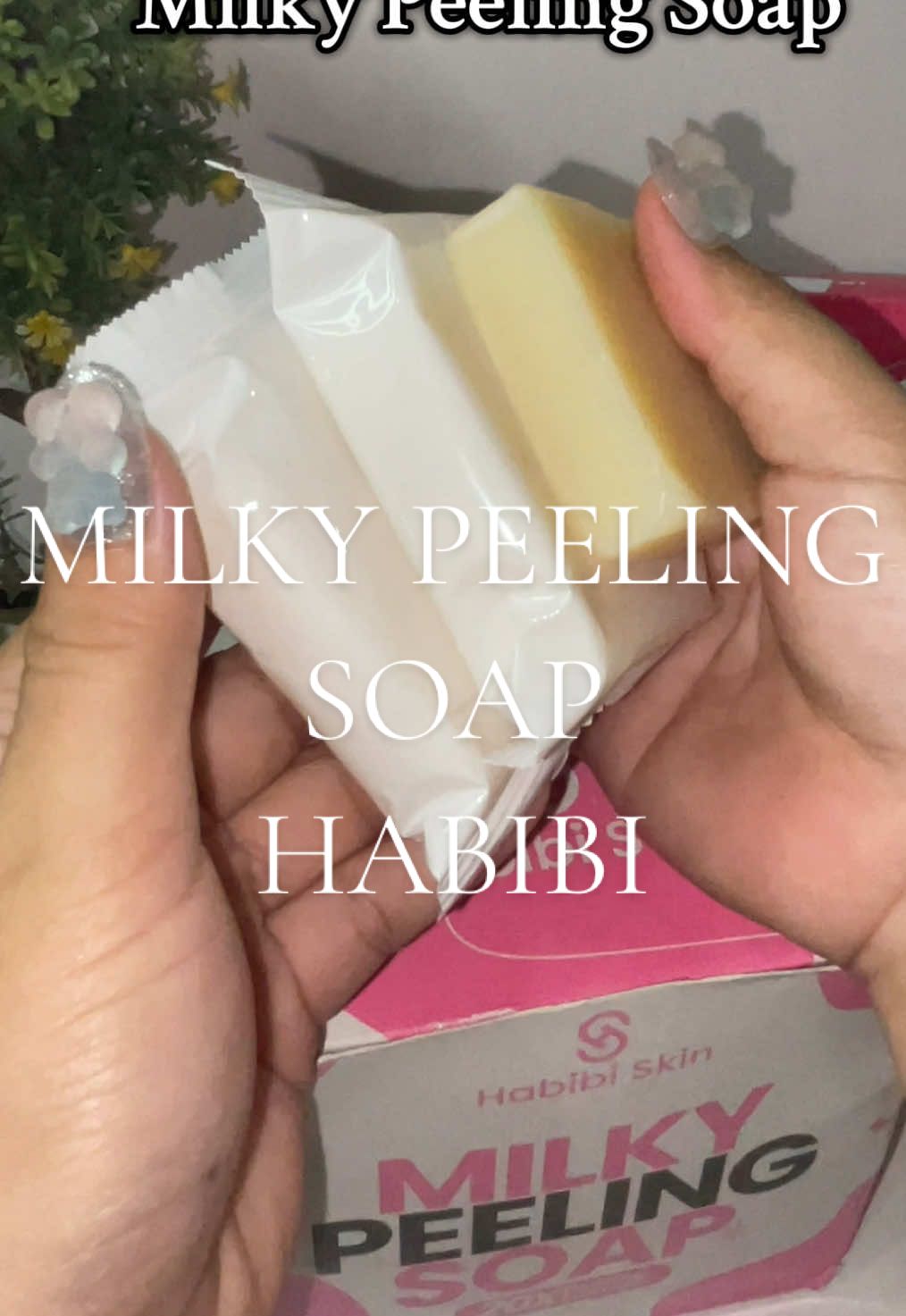 20pcs in one box and per piece available sating basket #habibimilkypeelingsoap #habibipeelingsoap #habibiskinessentials #fyp 